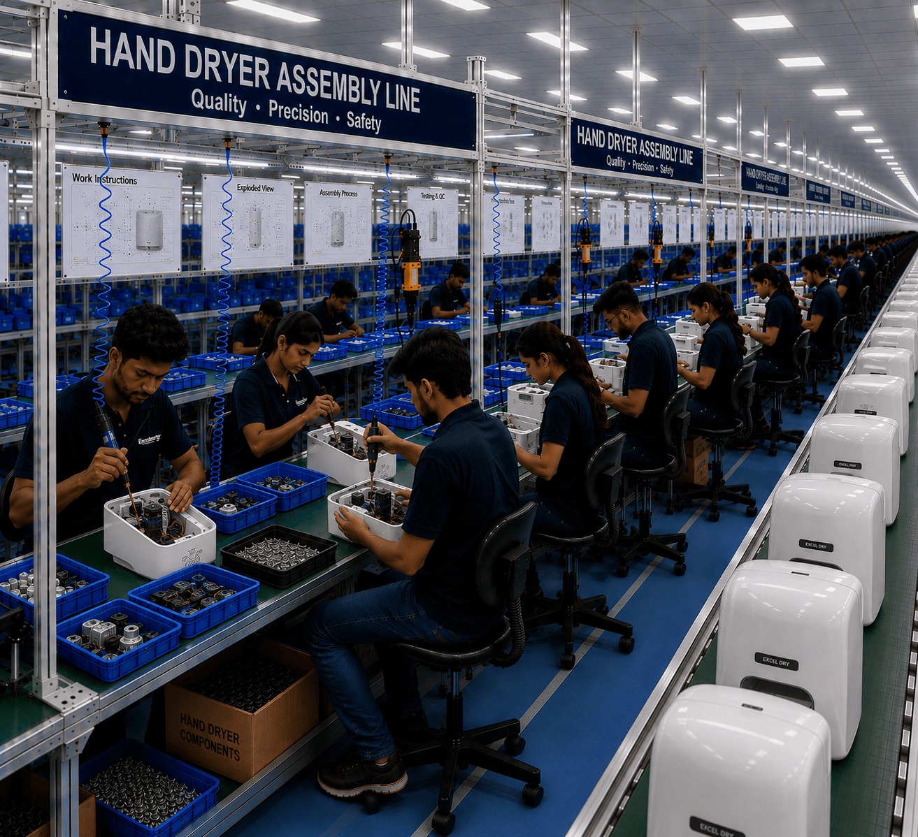 Hand Dryer Assembling Service